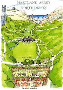 Map of the Grounds - Hartland Abbey & Gardens